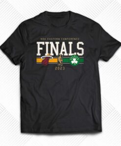 Boston Celtics Vs Miami Heat 2023 Nba Eastern Conference T-shirt Boston Celtics Vs Miami Heat 2023 Nba Eastern Conference T-shirt
