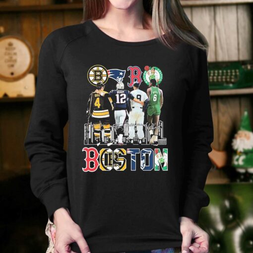 Boston Sport Teams Players 2023 Signatures Shirt