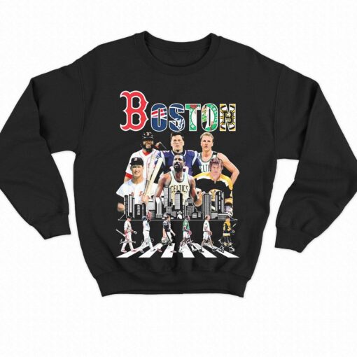 Boston Sports Teams Players Abbey Road Signatures Shirt