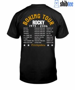 Boxing Tour Rocky 1975-2006 Contenders T-shirt Boxing Tour Rocky 1975-2006 Contenders T-shirt
