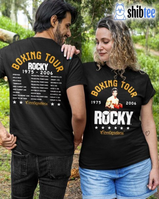 Boxing Tour Rocky 1975-2006 Contenders T-shirt