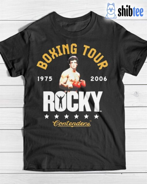 Boxing Tour Rocky 1975-2006 Contenders T-shirt