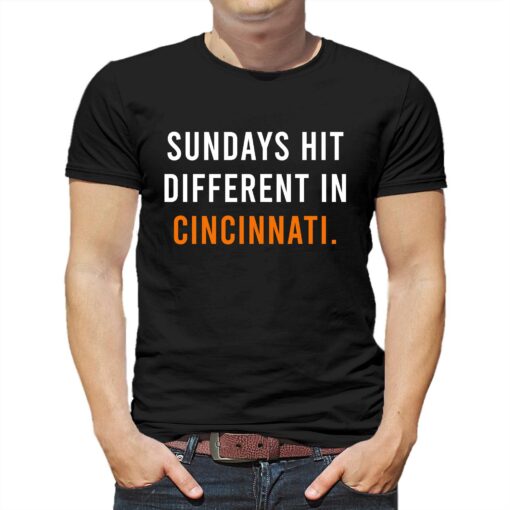 Brad Robbins Sundays Hit Different In Cincinnati Shirt