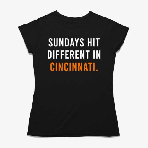 Brad Robbins Sundays Hit Different In Cincinnati Shirt