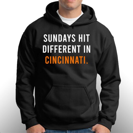 Brad Robbins Sundays Hit Different In Cincinnati Shirt