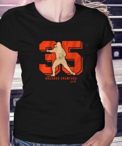 Brandon Crawford 35 San Francisco T-shirt Brandon Crawford 35 San Francisco T-shirt