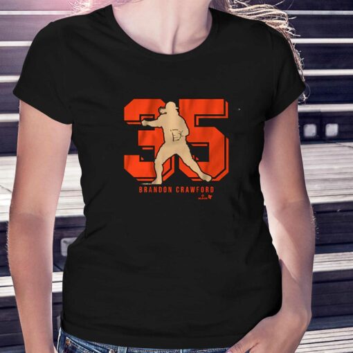 Brandon Crawford 35 San Francisco T-shirt