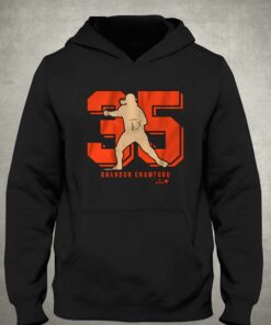 Brandon Crawford 35 San Francisco T shirt 3