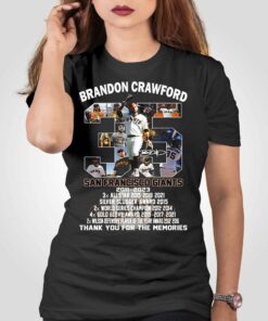 Brandon Crawford San Francisco Giants 2011 – 2023 Thank You For The Memories T-shirt Brandon Crawford San Francisco Giants 2011 – 2023 Thank You For The Memories T-shirt