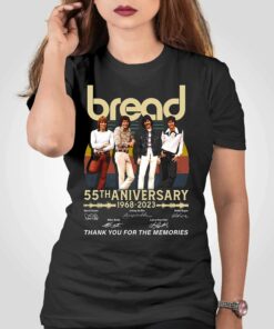 Bread 55th Anniversary 1968 – 2023 Thank You For The Memories T-shirt Bread 55th Anniversary 1968 – 2023 Thank You For The Memories T-shirt