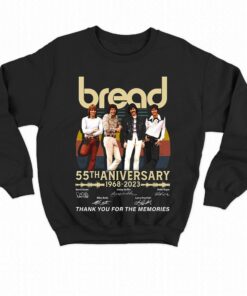 Bread 55th Anniversary 1968 – 2023 Thank You For The Memories T-shirt 3 Bread 55th Anniversary 1968 2023 Thank You For The Memories T shirt 4
