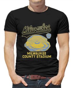 Brewers Milwaukee County Stadium T-shirt Brewers Milwaukee County Stadium T-shirt