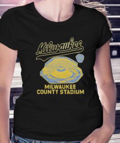 Brewers Milwaukee County Stadium T-shirt Brewers Milwaukee County Stadium T-shirt