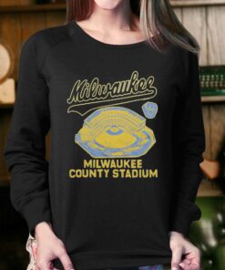 Brewers Milwaukee County Stadium T shirt 4
