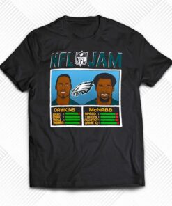 Brian Dawkins Donovan Mcnabb Philadelphia Eagles Homage Nfl Jam Retired T-shirt Brian Dawkins Donovan Mcnabb Philadelphia Eagles Homage Nfl Jam Retired T-shirt