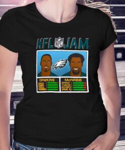 Brian Dawkins Donovan Mcnabb Philadelphia Eagles Homage Nfl Jam Retired T-shirt Brian Dawkins Donovan Mcnabb Philadelphia Eagles Homage Nfl Jam Retired T-shirt