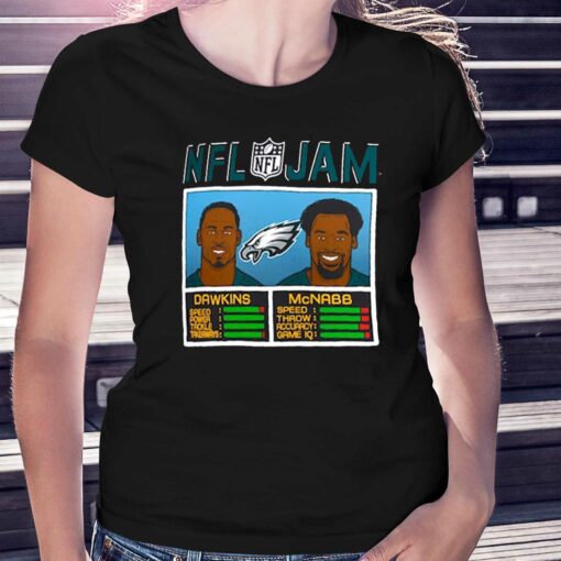 Brian Dawkins Donovan Mcnabb Philadelphia Eagles Homage Nfl Jam Retired T-shirt