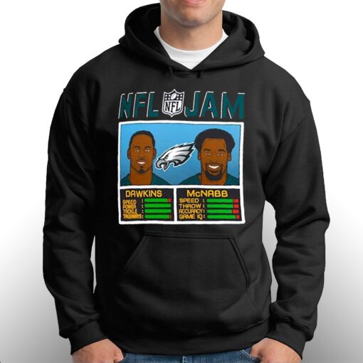 Brian Dawkins Donovan Mcnabb Philadelphia Eagles Homage Nfl Jam Retired T-shirt