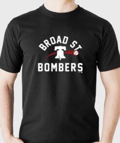 Broad Street Bombers Philadelphia Phillies Paint The Black T-shirt Broad Street Bombers Philadelphia Phillies Paint The Black T-shirt