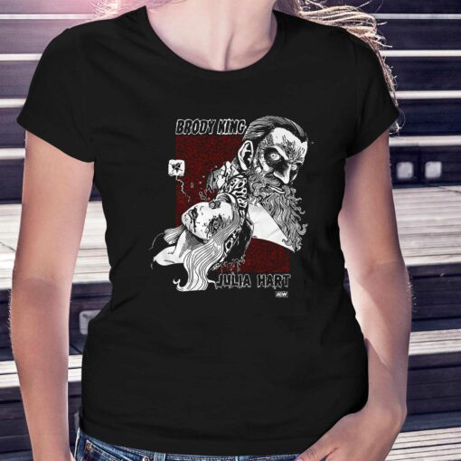 Brody King Julia Hart – Twisted Fiction T-shirt