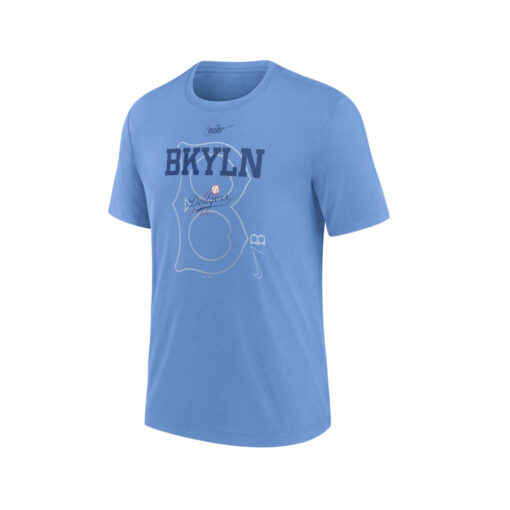 Brooklyn Dodgers Nike Cooperstown Collection Rewind Retro Tri-blend T-shirt