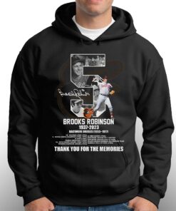 Brooks Robinson 1937–2023 Baltimore Orioles 1955–1977 Thank You For The Memories T-shirt 2 Brooks Robinson 1937 2023 Baltimore Orioles 1955 1977 Thank You For The Memories T shirt 3