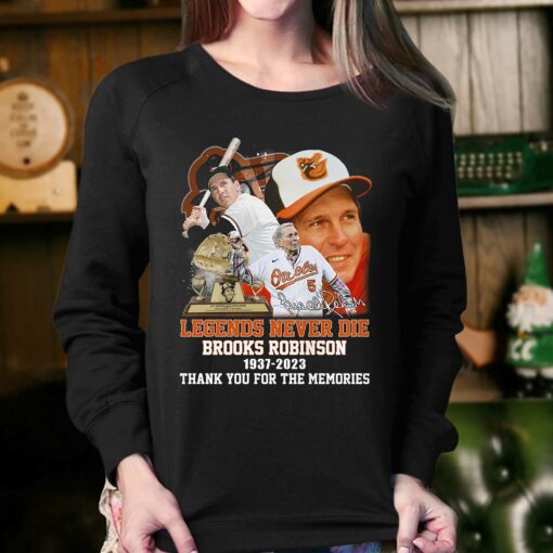 Brooks Robinson Baltimore Orioles 1937 2023 Legends Never Die Memories T-shirt