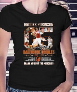 Brooks Robinson Maltimore Orioles 1955 1977 Memories T Shirt Brooks Robinson Maltimore Orioles 1955 1977 Memories T Shirt