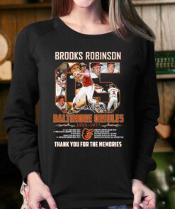 Brooks Robinson Maltimore Orioles 1955 1977 Memories T Shirt 4