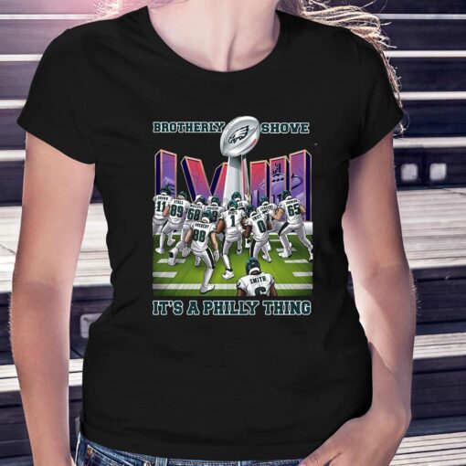 Brotherly Shove Win Its A Philly Thing Philadelphia Eagles T-shirt