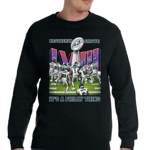 Brotherly Shove Win Its A Philly Thing Philadelphia Eagles T-shirt