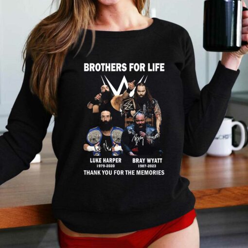 Brothers For Life Bray Wyatt And Luke Harper Thank You For The Memories T-shirt