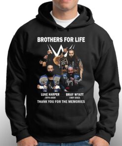 Brothers For Life Bray Wyatt And Luke Harper Thank You For The Memories T-shirt 2 Brothers For Life Bray Wyatt And Luke Harper Thank You For The Memories T shirt 3