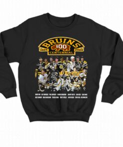 Bruins 100 Centennial 1924 2024 T shirt 4