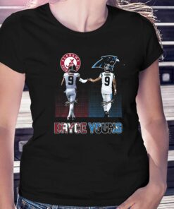 Bryce Young Alabama Crimson Tide And Carolina Panthers T Shirt Bryce Young Alabama Crimson Tide And Carolina Panthers T Shirt