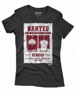 Bryson Stott Brandon Marsh Wanted For Daycare Crimes Shirt Bryson Stott Brandon Marsh Wanted For Daycare Crimes Shirt