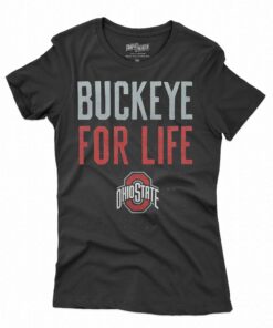 Buckeye For Life Ohio State Buckeyes Football Shirt Buckeye For Life Ohio State Buckeyes Football Shirt
