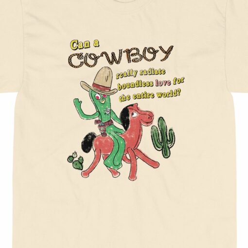 Buddhist Cowboy Really Radiate Boundless Love For The Entire World T-shirt