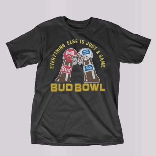 Budweiser Everything Else Is Just A Game Bud Bowl T-shirt