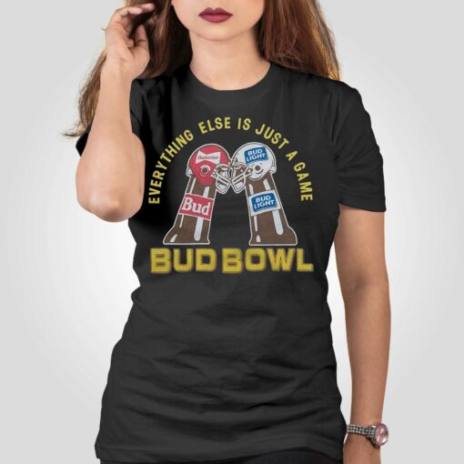 Budweiser Everything Else Is Just A Game Bud Bowl T-shirt