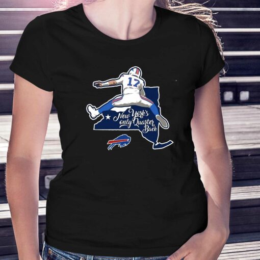 Buffalo Bills 17 New Yorks Only Quarterback T-shirt