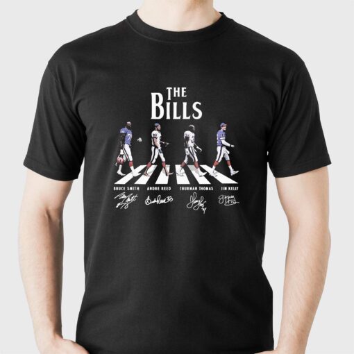 Buffalo Bills The Bills Abbey Road 2023 Signatures Shirt