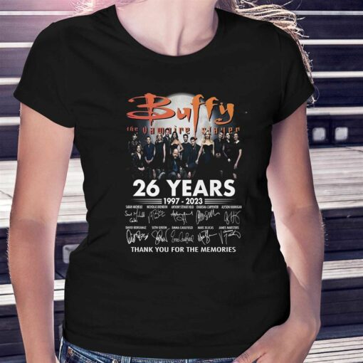 Buffy The Vampire Slayer 26 Years 1997 – 2023 Thank You For The Memories T-shirt