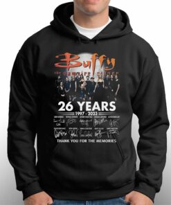 Buffy The Vampire Slayer 26 Years 1997 2023 Thank You For The Memories T shirt 3