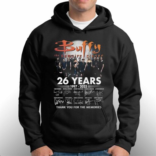 Buffy The Vampire Slayer 26 Years 1997 – 2023 Thank You For The Memories T-shirt