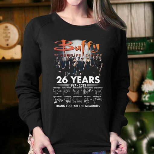 Buffy The Vampire Slayer 26 Years 1997 – 2023 Thank You For The Memories T-shirt