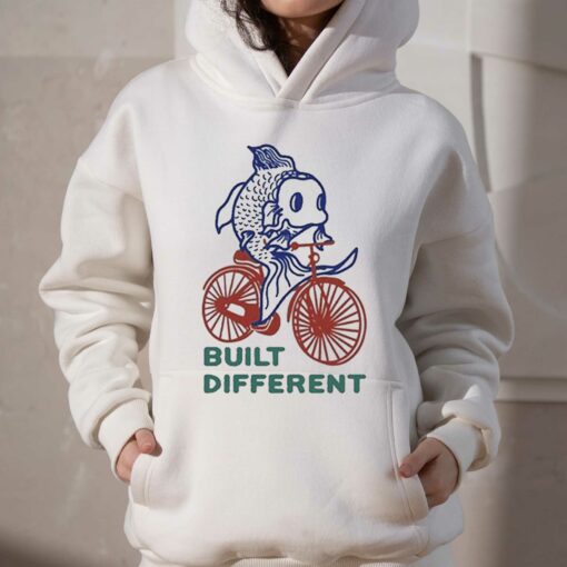 Built Different Koi Bicycle Funny Shirt