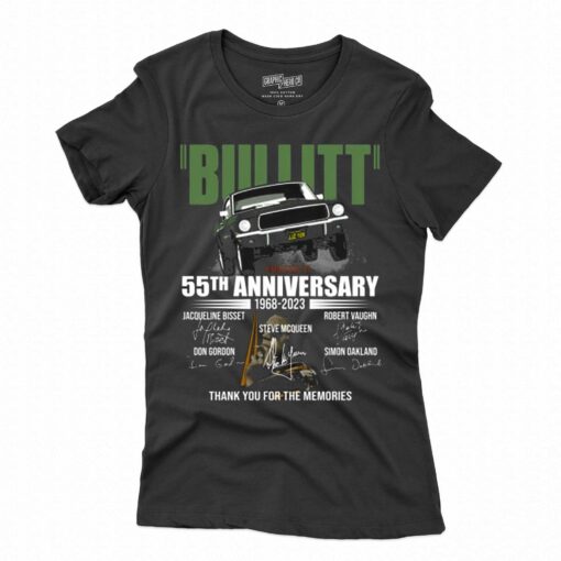 Bullitt 55th Anniversary 1968 – 2023 Thank You For The Memories Unisex T-shirt