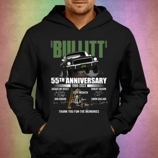 Bullitt 55th Anniversary 1968 – 2023 Thank You For The Memories Unisex T-shirt