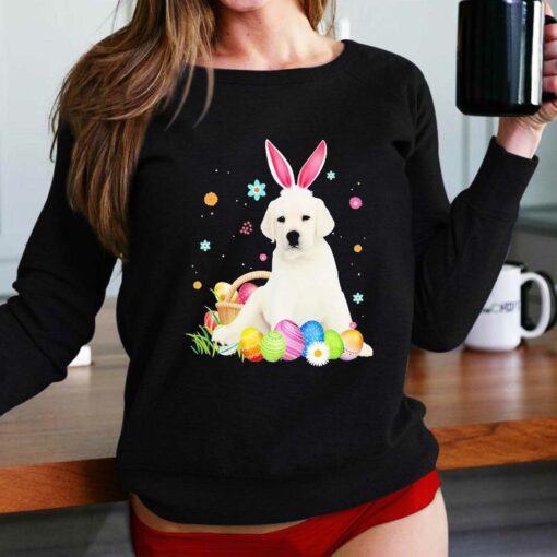 Bunny Egg White Labrador Happy Eas Shirt